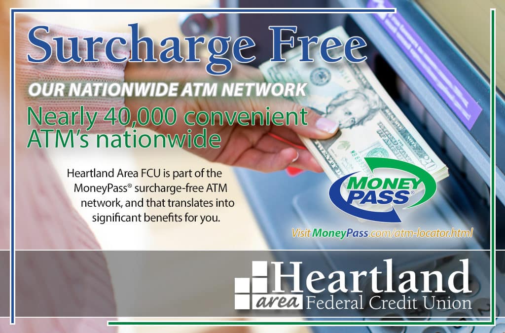 No ATM surcharge fees with MoneyPass